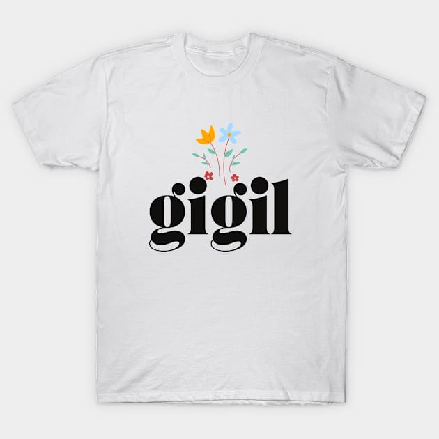 Filipino Tagalog word expression: gigil T-Shirt by CatheBelan